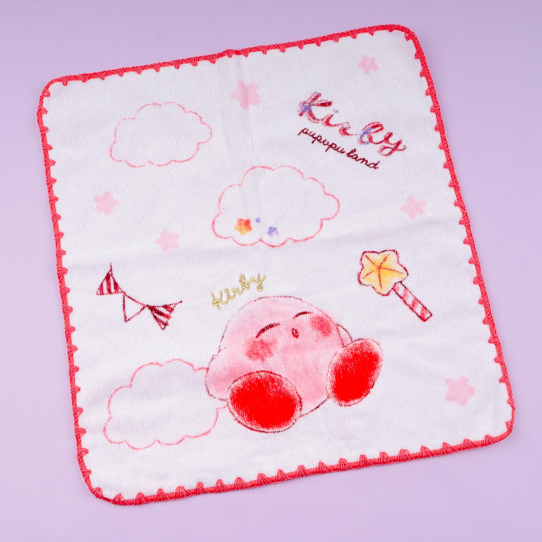 Kirby Pupupu Land Starry Hand Towel