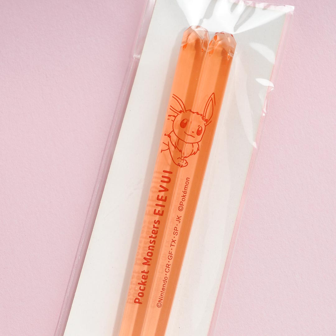 Pokemon Eievui Clear Chopsticks - Eevee