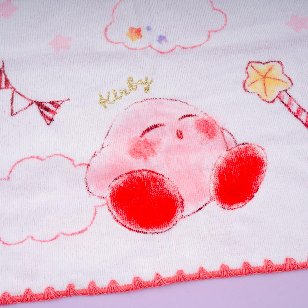 Kirby Pupupu Land Starry Hand Towel