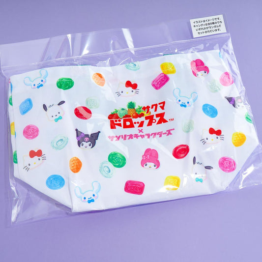 Sanrio Characters x Sakuma Drops Mini Tote Bag With Candy