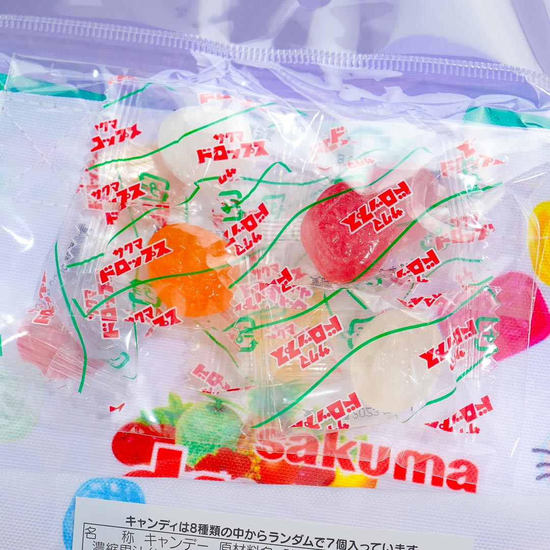 Sanrio Characters x Sakuma Drops Mini Tote Bag With Candy