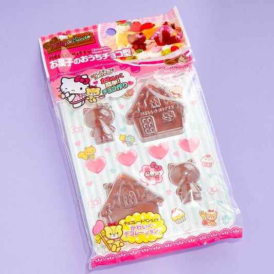 Hello Kitty House Clear Chocolate Mold Tray