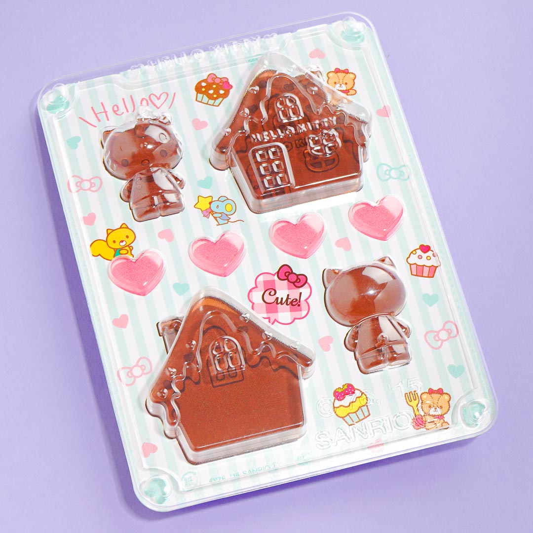 Hello Kitty House Clear Chocolate Mold Tray