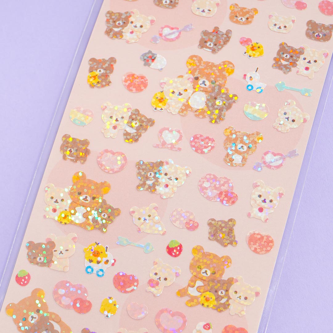 Rilakkuma & Friends Heart Overload Sticker Sheet
