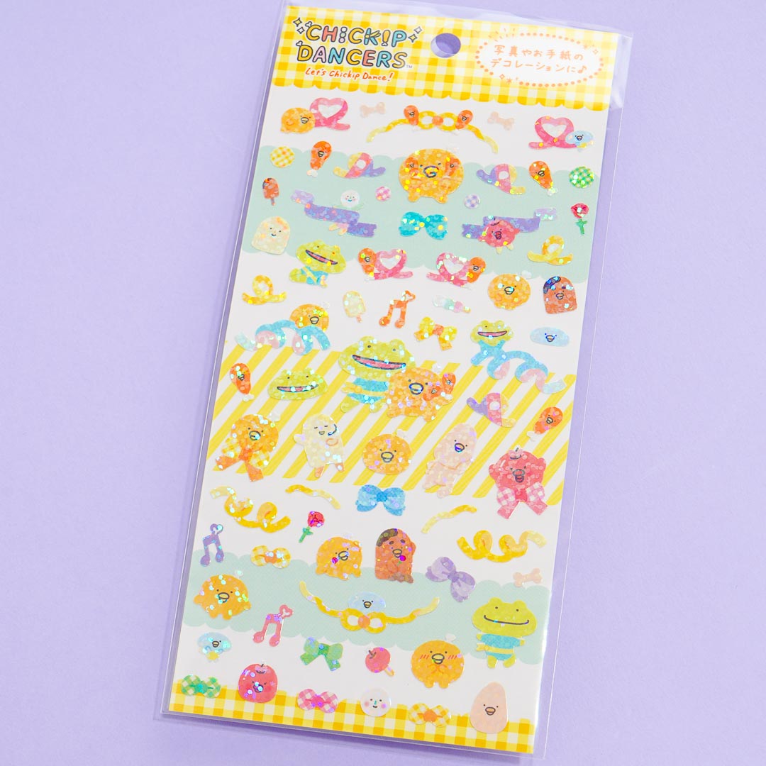 Chickip Dancers Holographic Glitter Stickers