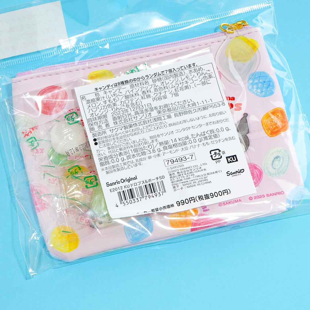 Kuromi x Sakuma Drops Pouch With Candy