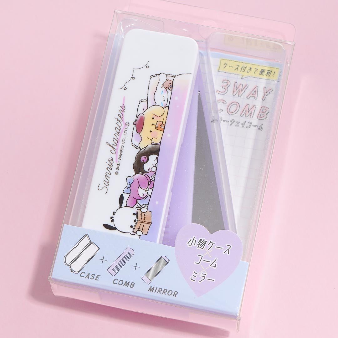 Sanrio Characters Bedtime 3-Way Comb Set