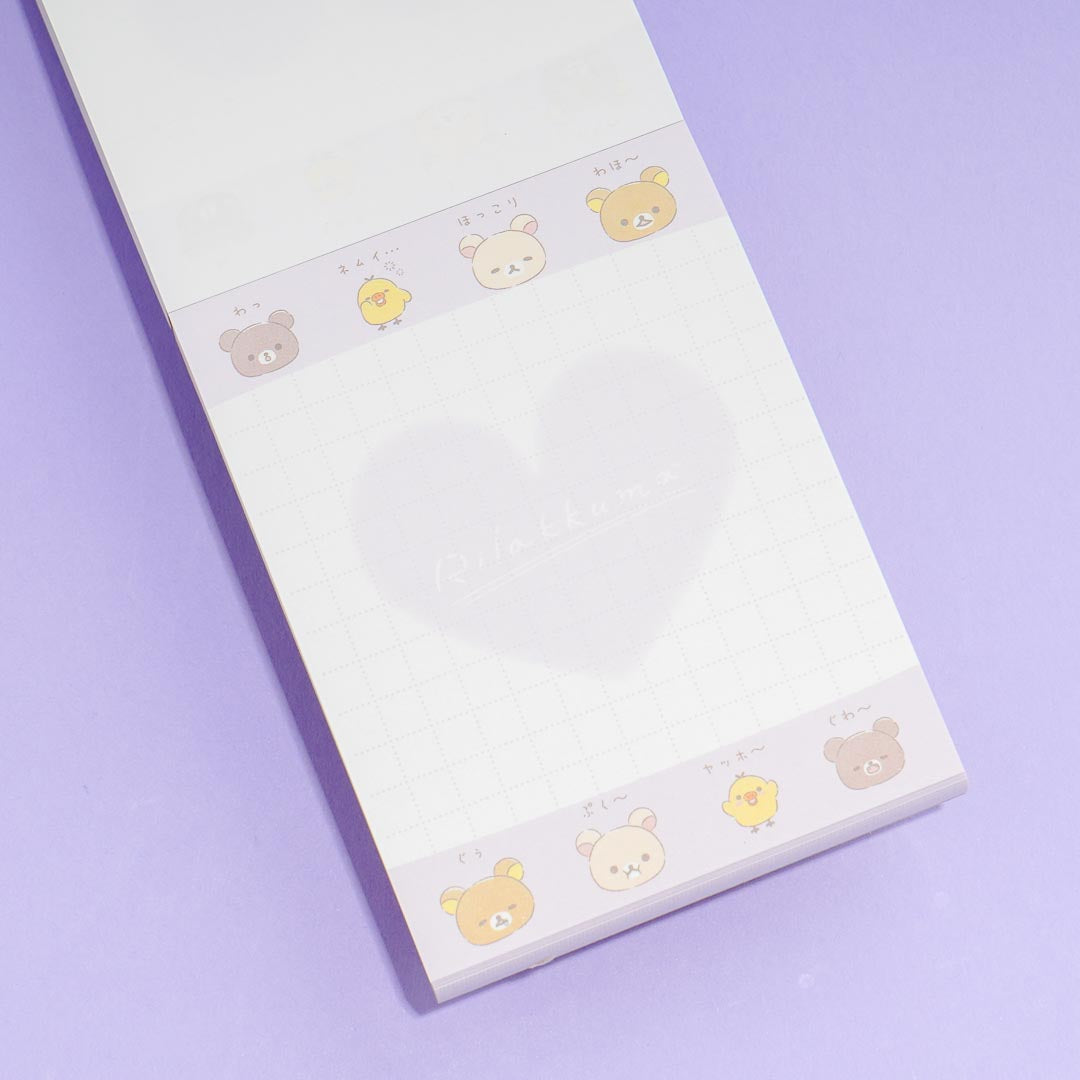 Rilakkuma Nature Mini Memo Pad