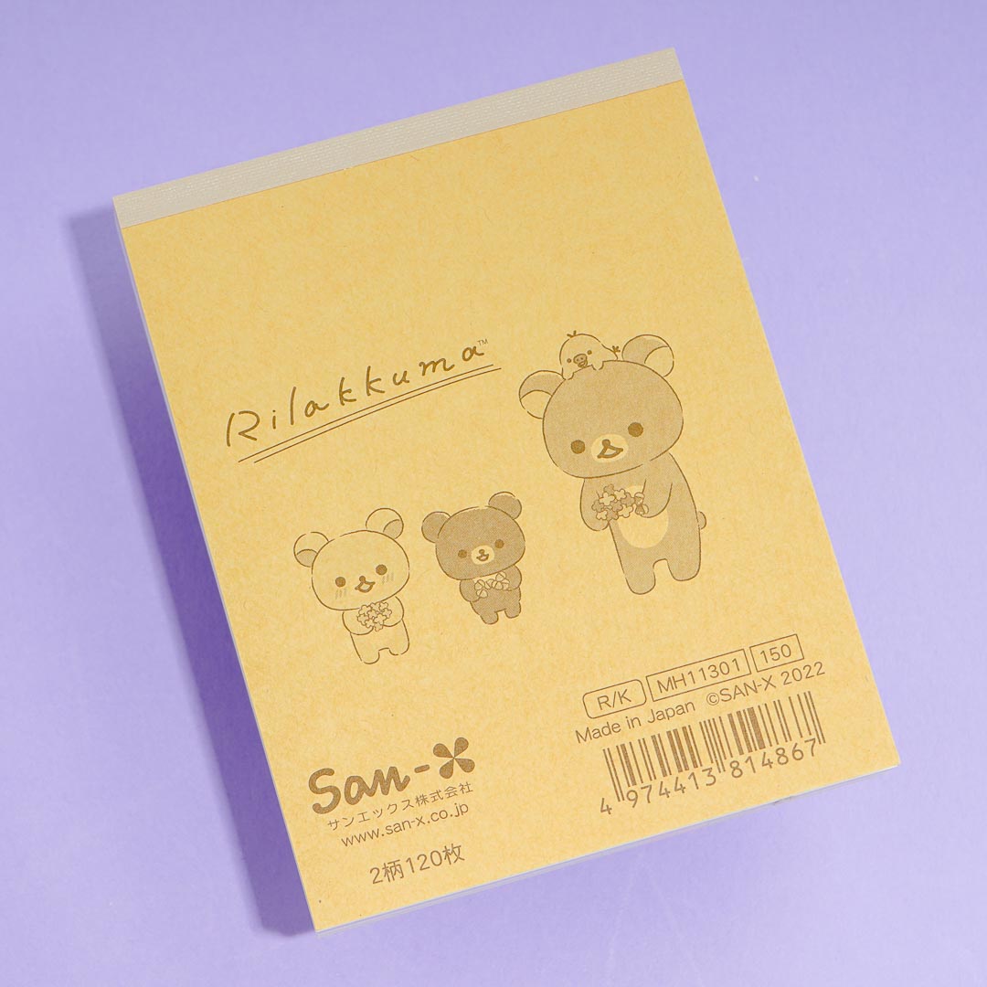 Rilakkuma Nature Mini Memo Pad