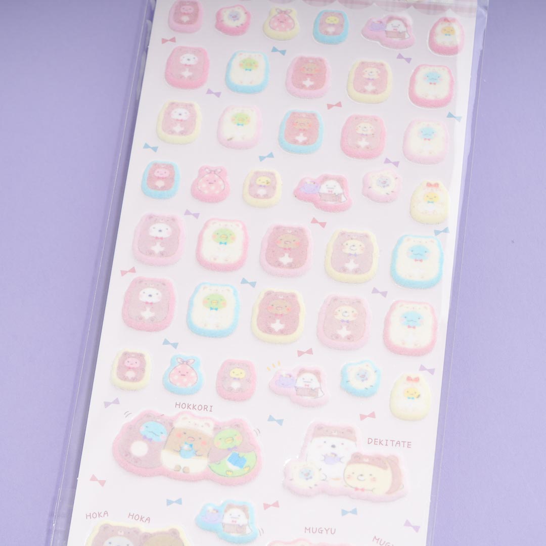 Sumikko Gurashi Kuma Cafe Onesie Party Puffy Stickers