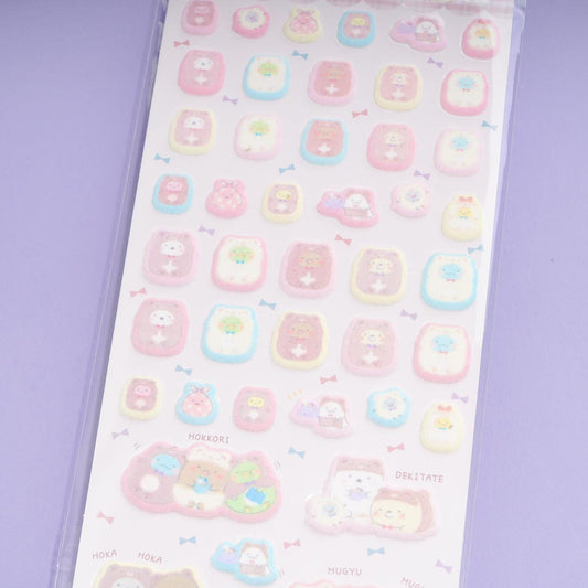 Sumikko Gurashi Kuma Cafe Onesie Party Puffy Stickers