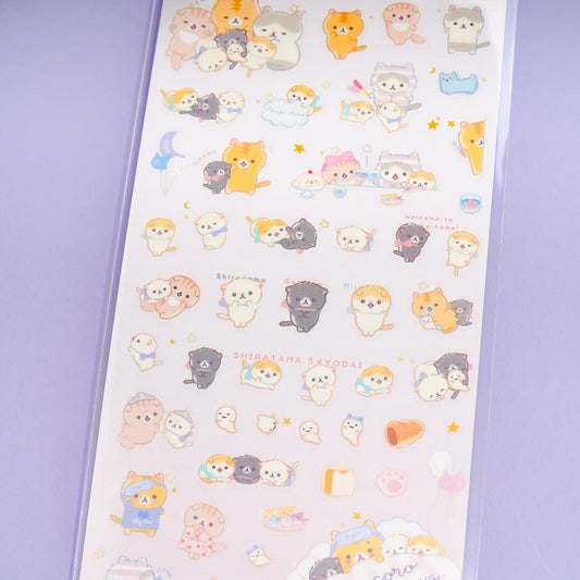 Corocoro Coronya Bedtime Clear Seal Stickers