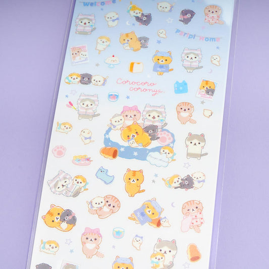 Corocoro Coronya Slumber Party Clear Seal Stickers