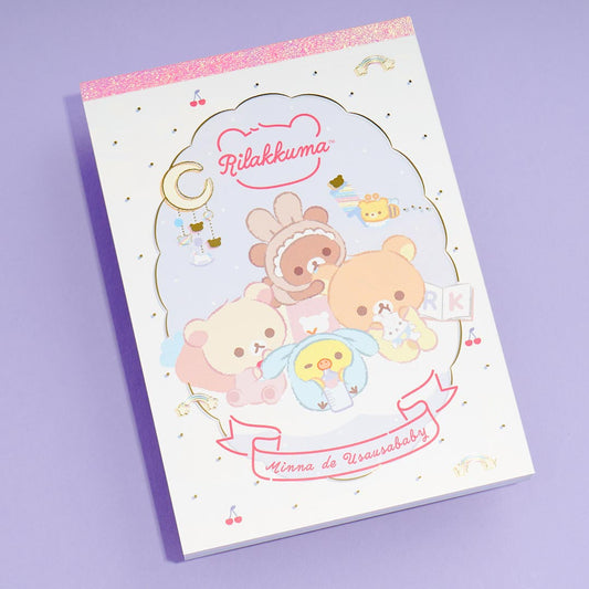Rilakkuma Minna de Usausababy Memo Pad