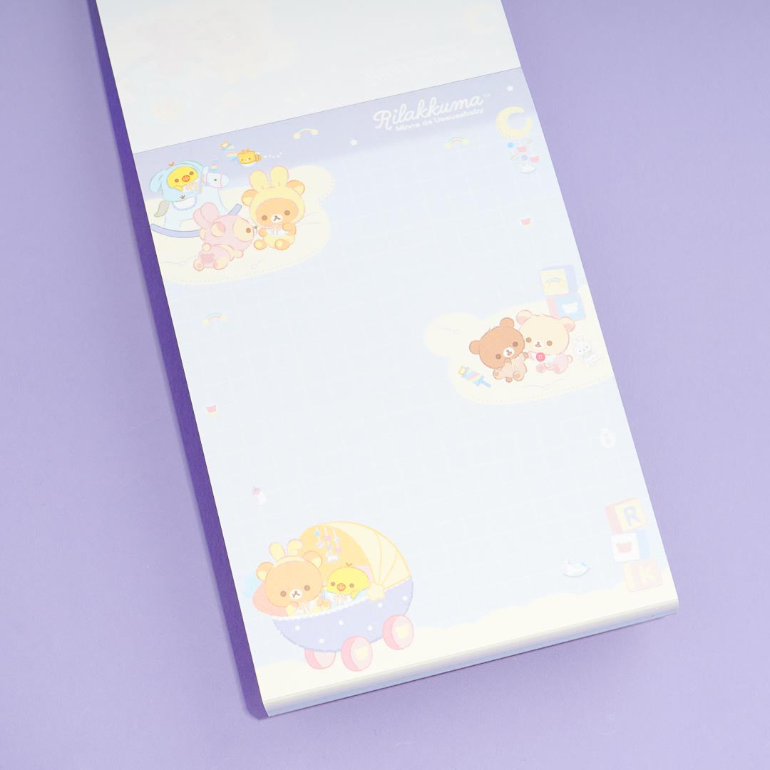 Rilakkuma Minna de Usausababy Memo Pad