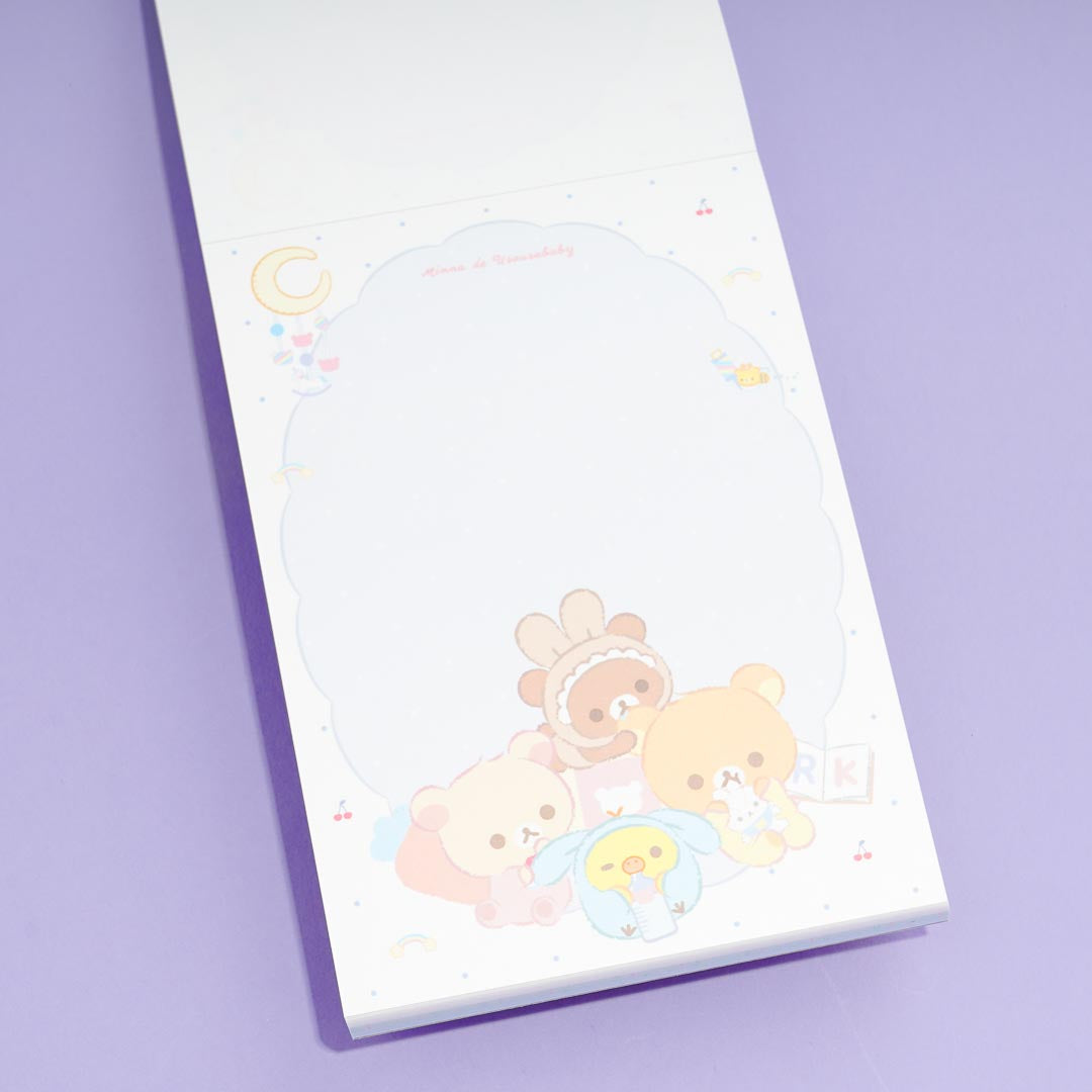Rilakkuma Minna de Usausababy Memo Pad