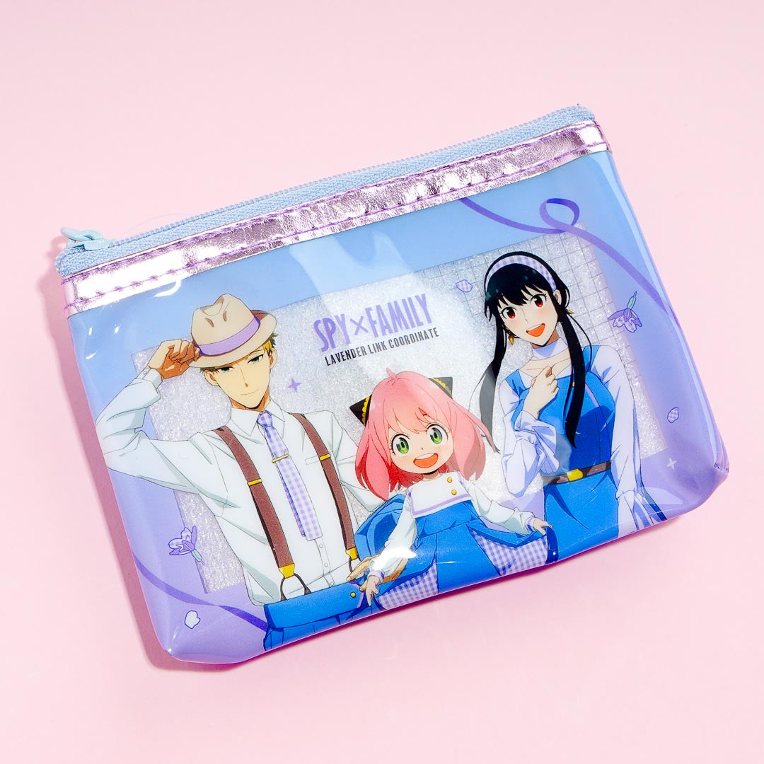 SPY×FAMILY Lavender Link Clear Pouch
