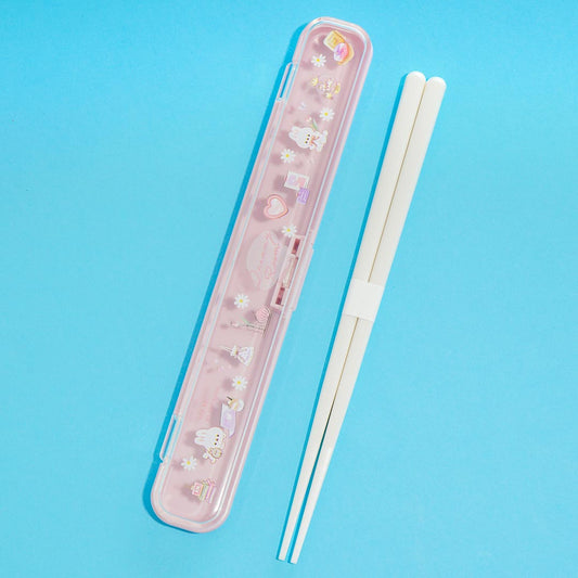 Dreamy Room Flowery Chopsticks With Case