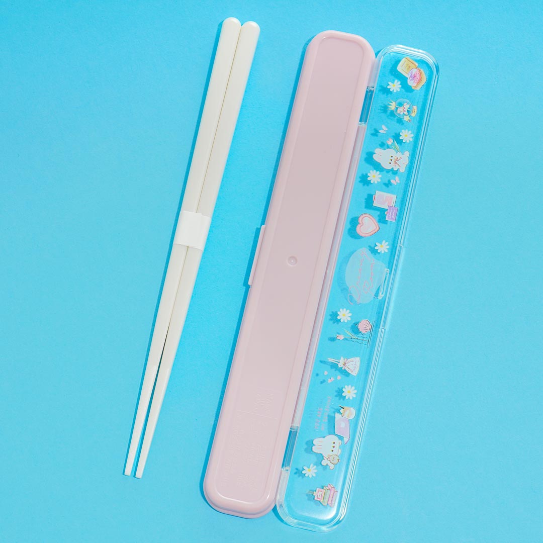 Dreamy Room Flowery Chopsticks With Case