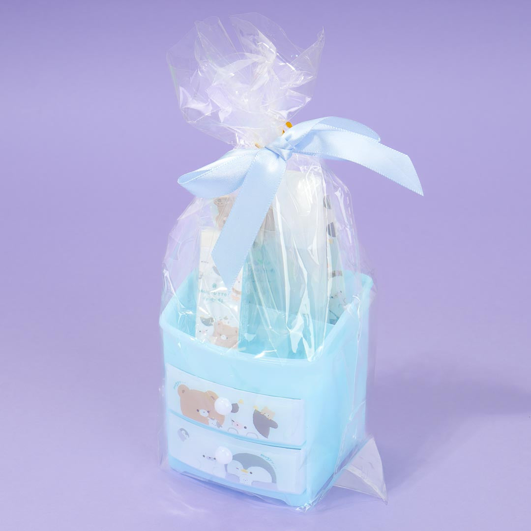 Mugyutto Friends Pen Holder Stationery Set