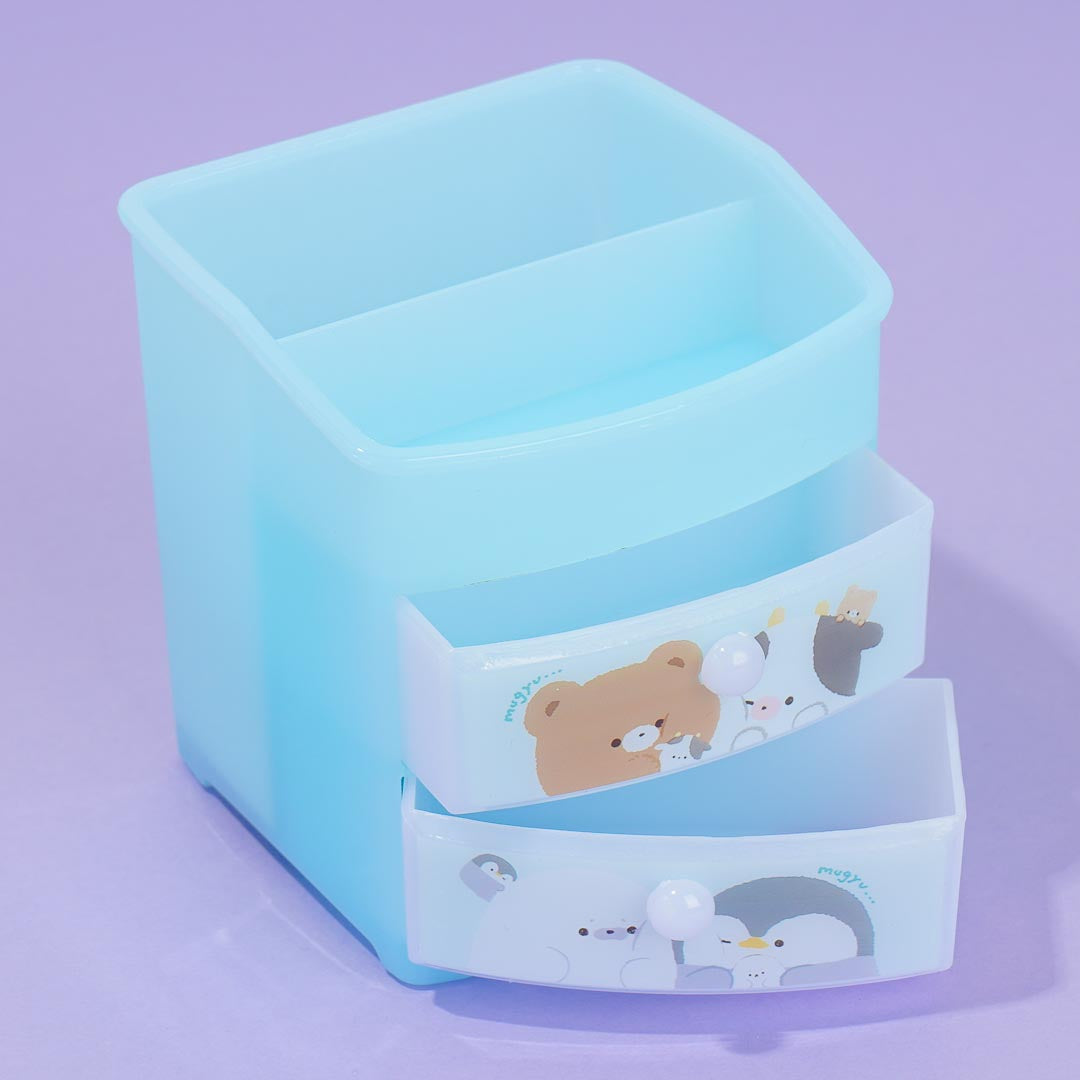 Mugyutto Friends Pen Holder Stationery Set