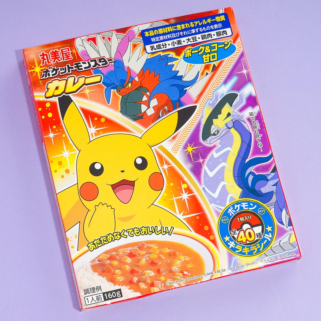 Pokémon Instant Pork & Sweet Corn Curry
