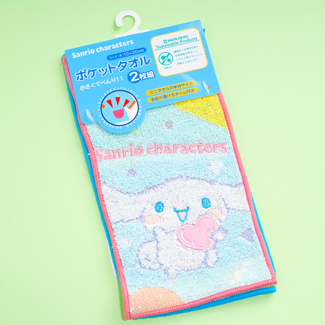 Sanrio Characters Pastel Boys Rectangle Mini Towel Set - 2 pcs