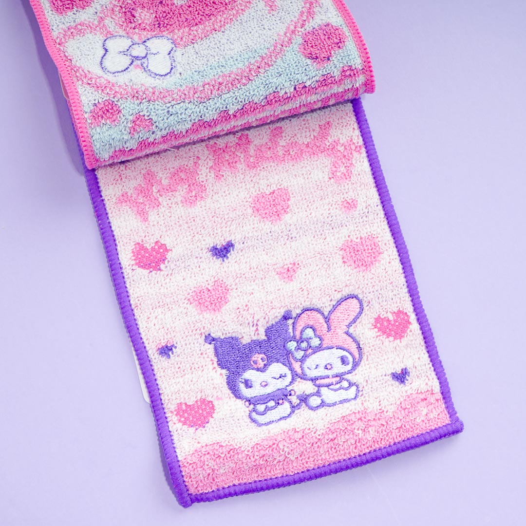 My Melody Hearts Rectangle Mini Towel Set - 2 pcs