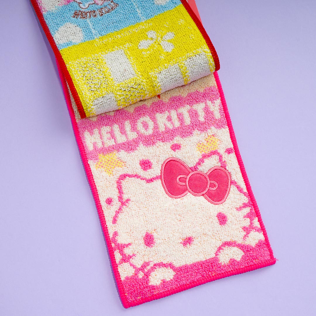 Hello Kitty & Tiny Chum Rectangle Mini Towel Set - 2 pcs