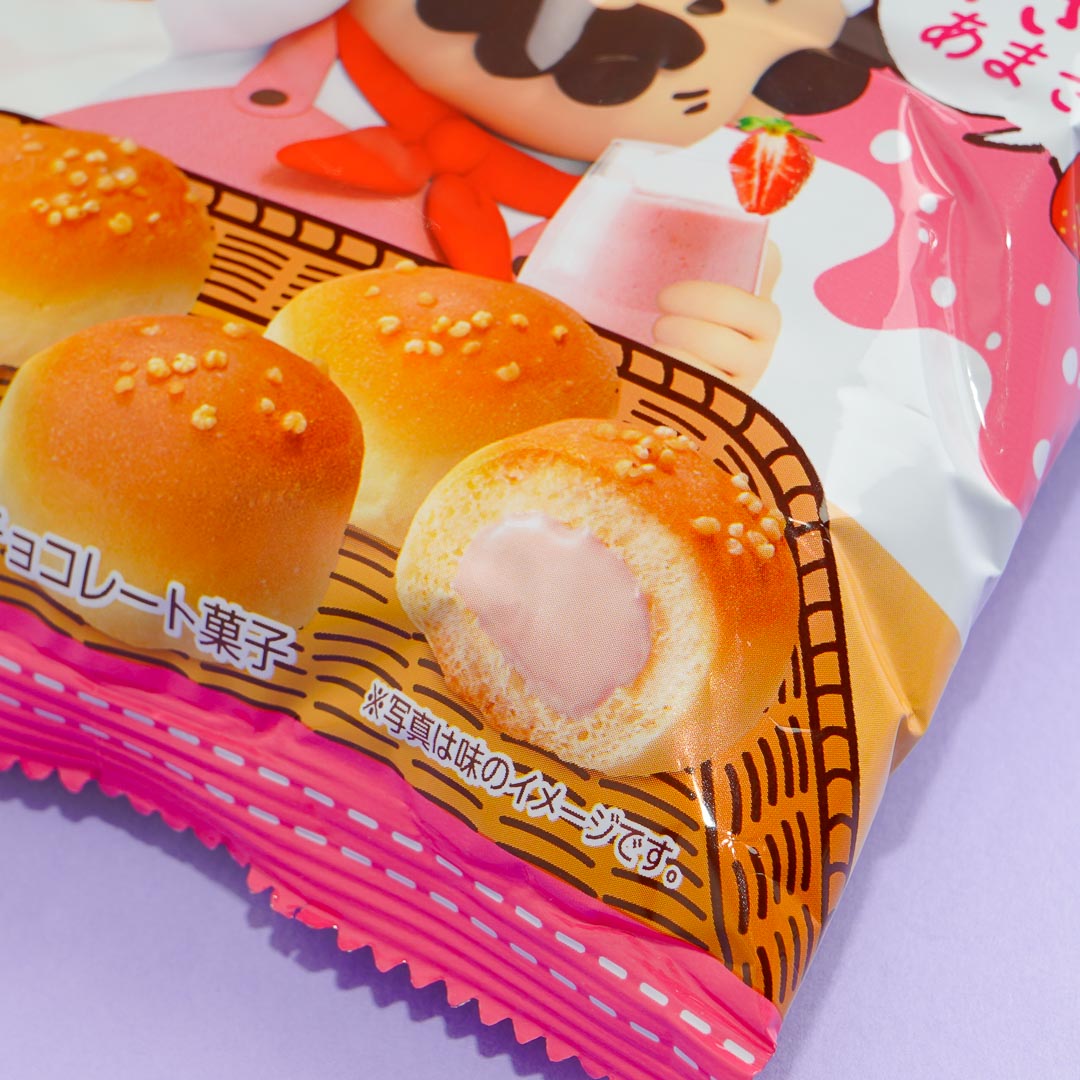 Bourbon Choco Anpan - Strawberry Milk
