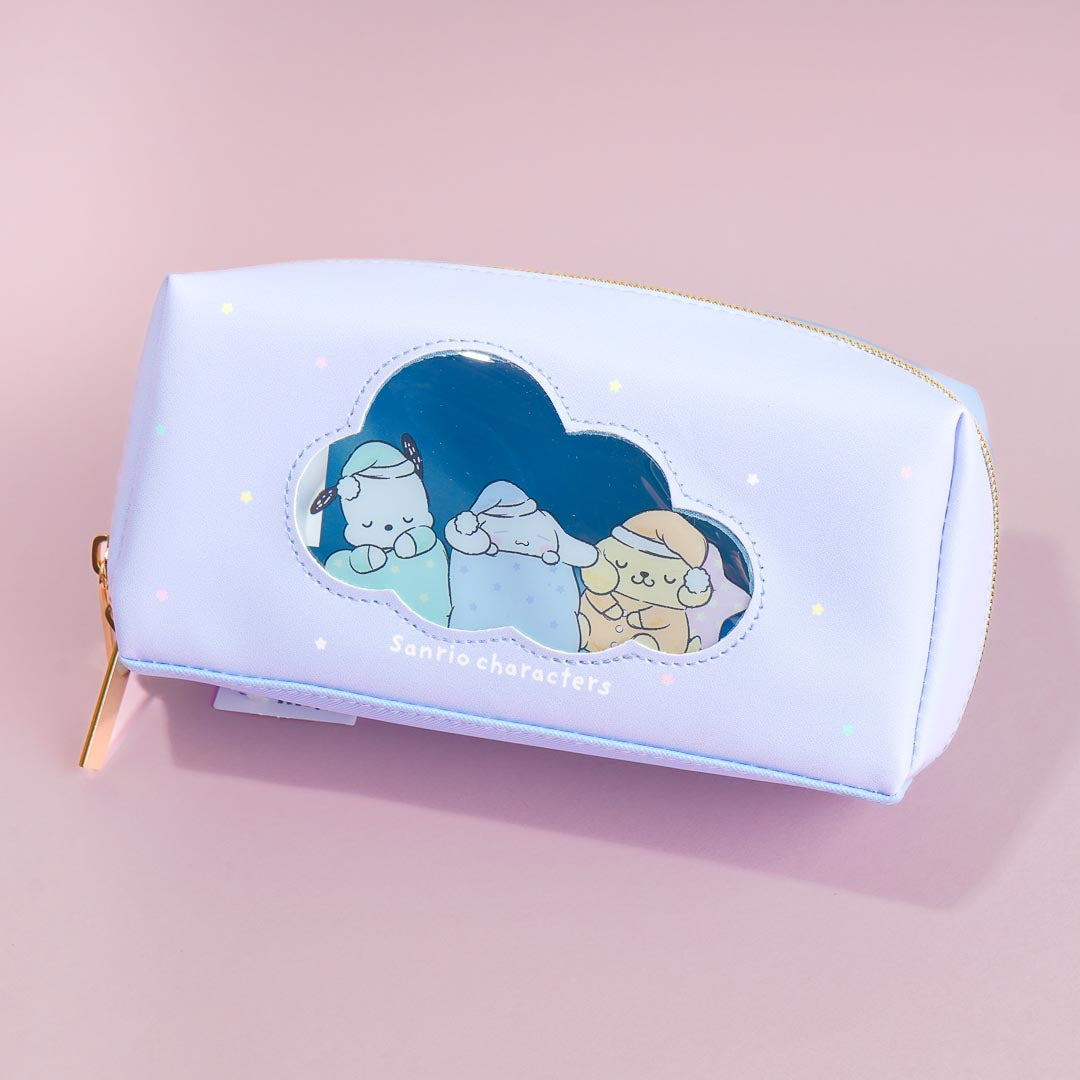 Sanrio Characters Bedtime Pen Case With Cloud-Shaped Window