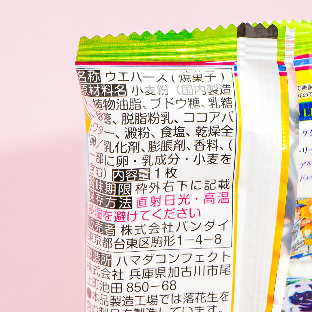 JoJo's Bizarre Adventure: Stone Ocean 3 Wafer With Card