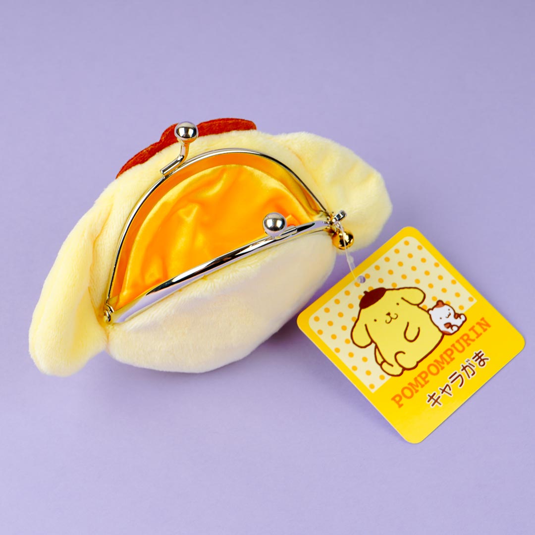 Pompompurin Fluffy Gamaguchi Coin Purse