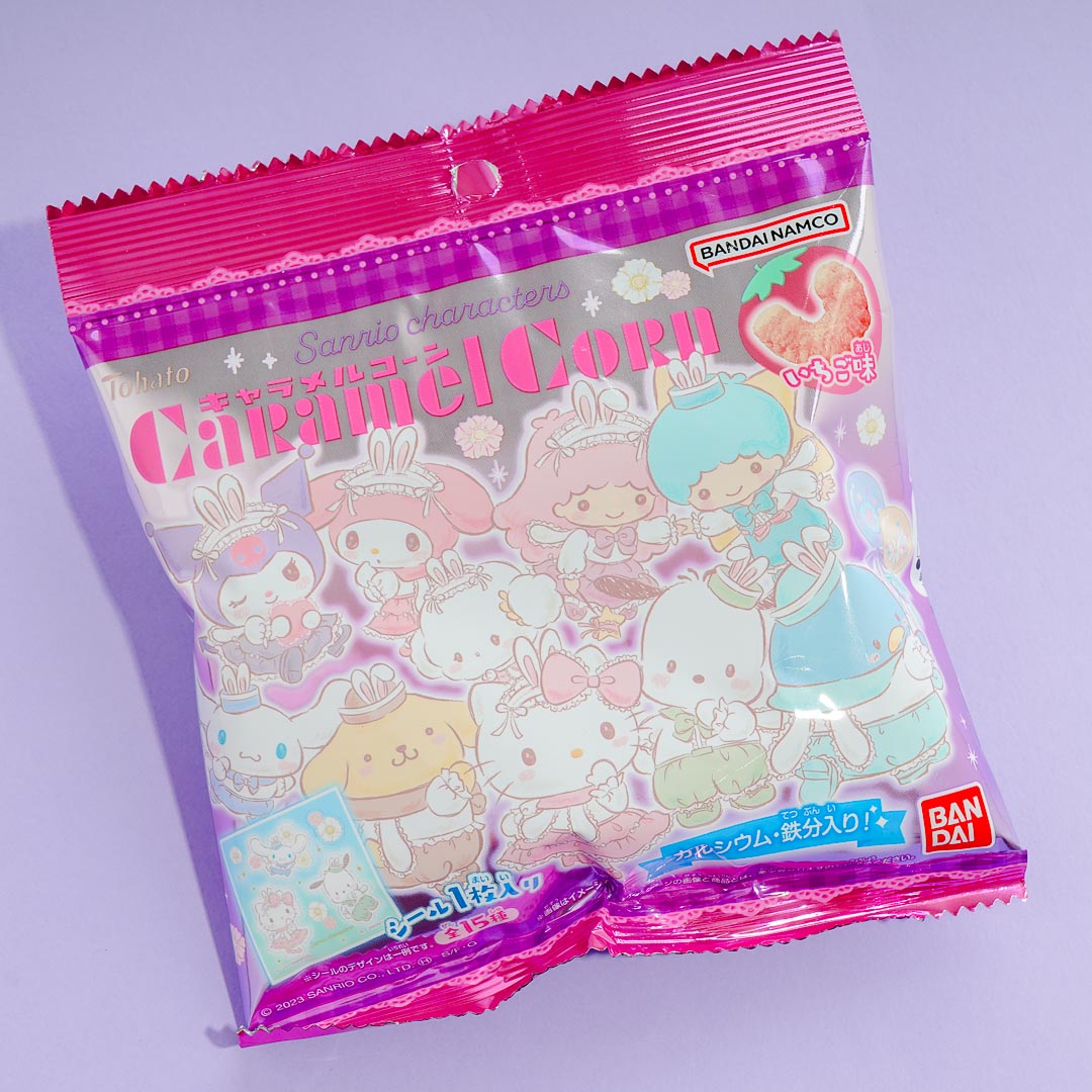 Sanrio Characters Caramel Corn - Strawberry & Milk