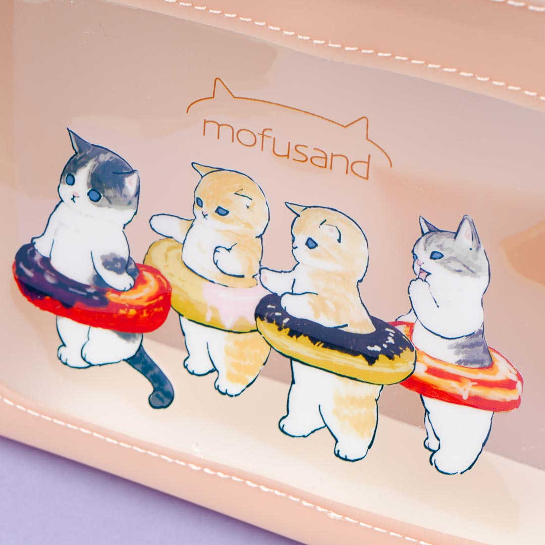 Mofusand Donuts Clear Window Pouch