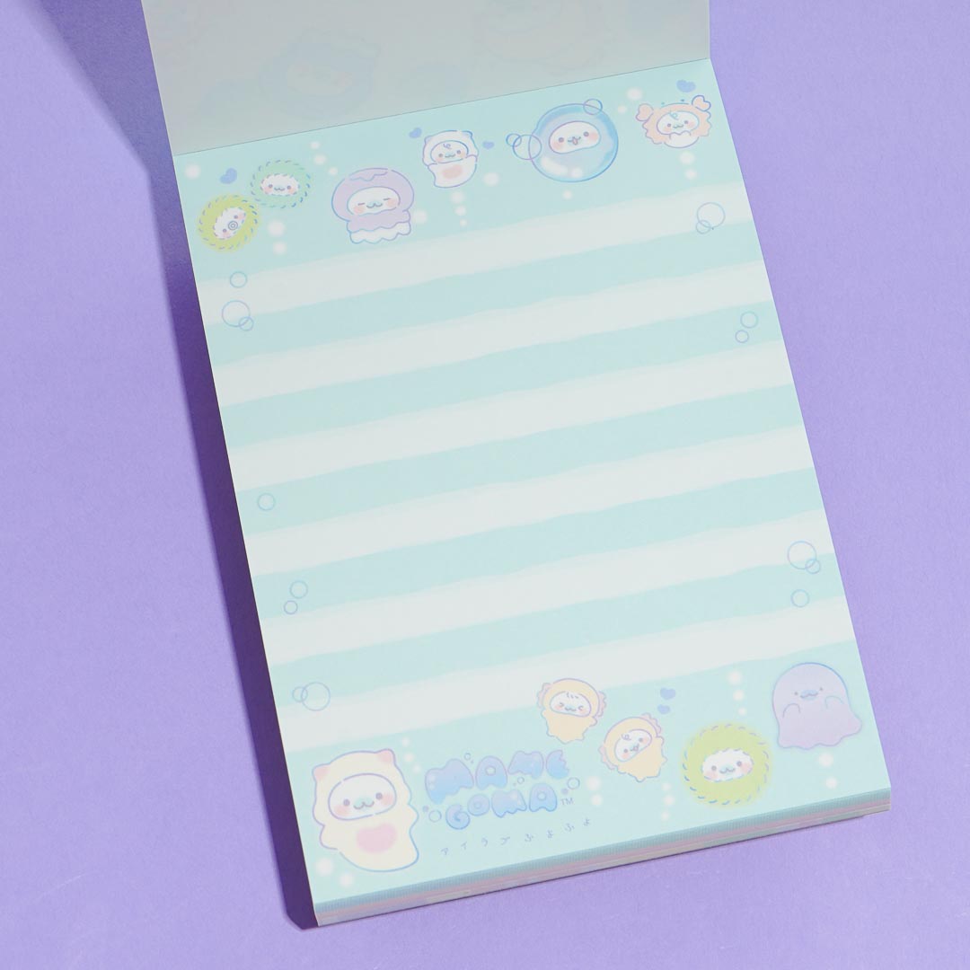 Mamegoma Heartful Sea Memo Pad
