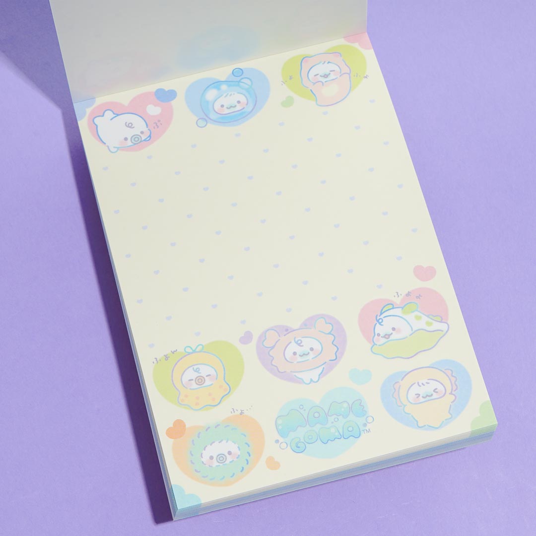 Mamegoma Bubbly Heart Memo Pad