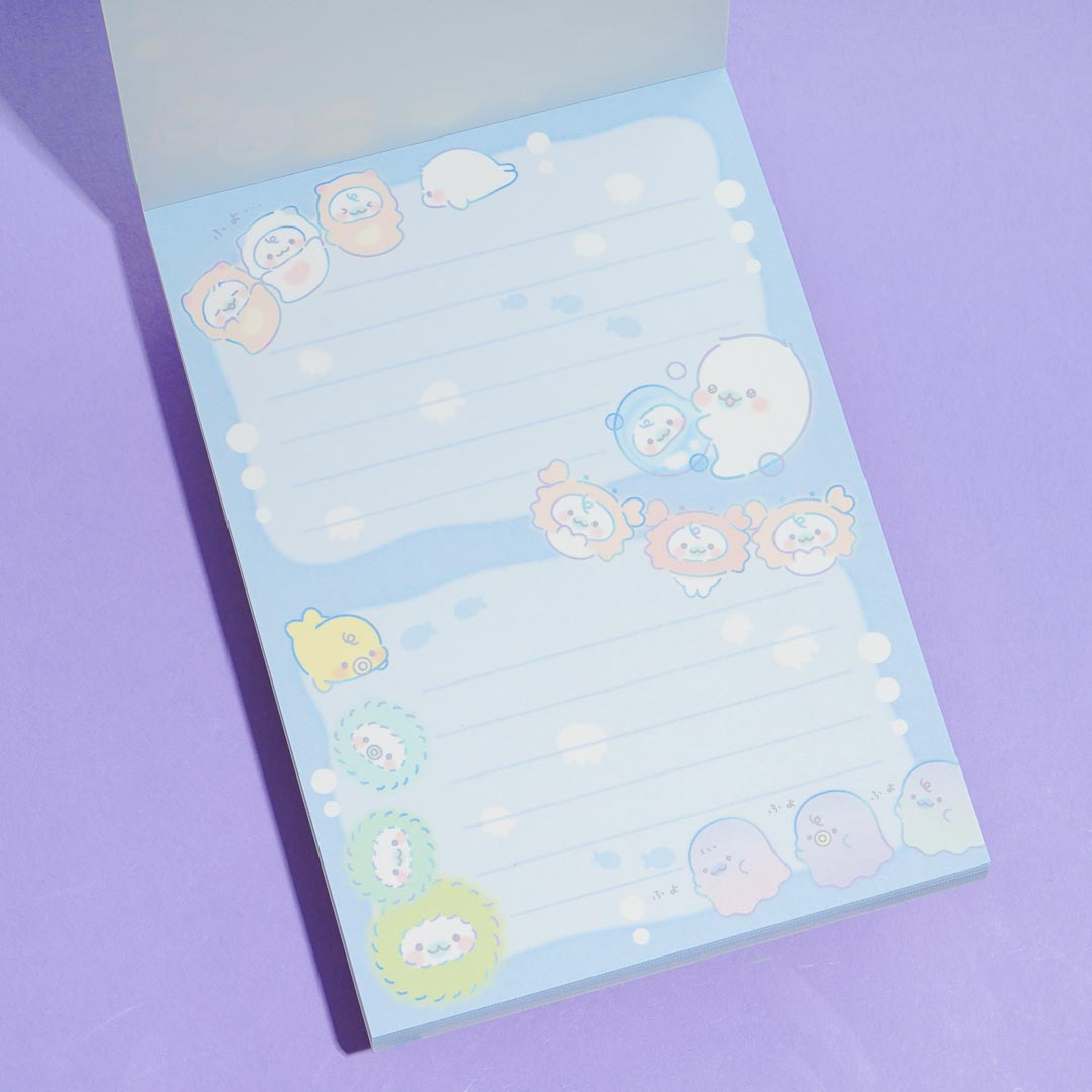Mamegoma Bubbly Heart Memo Pad
