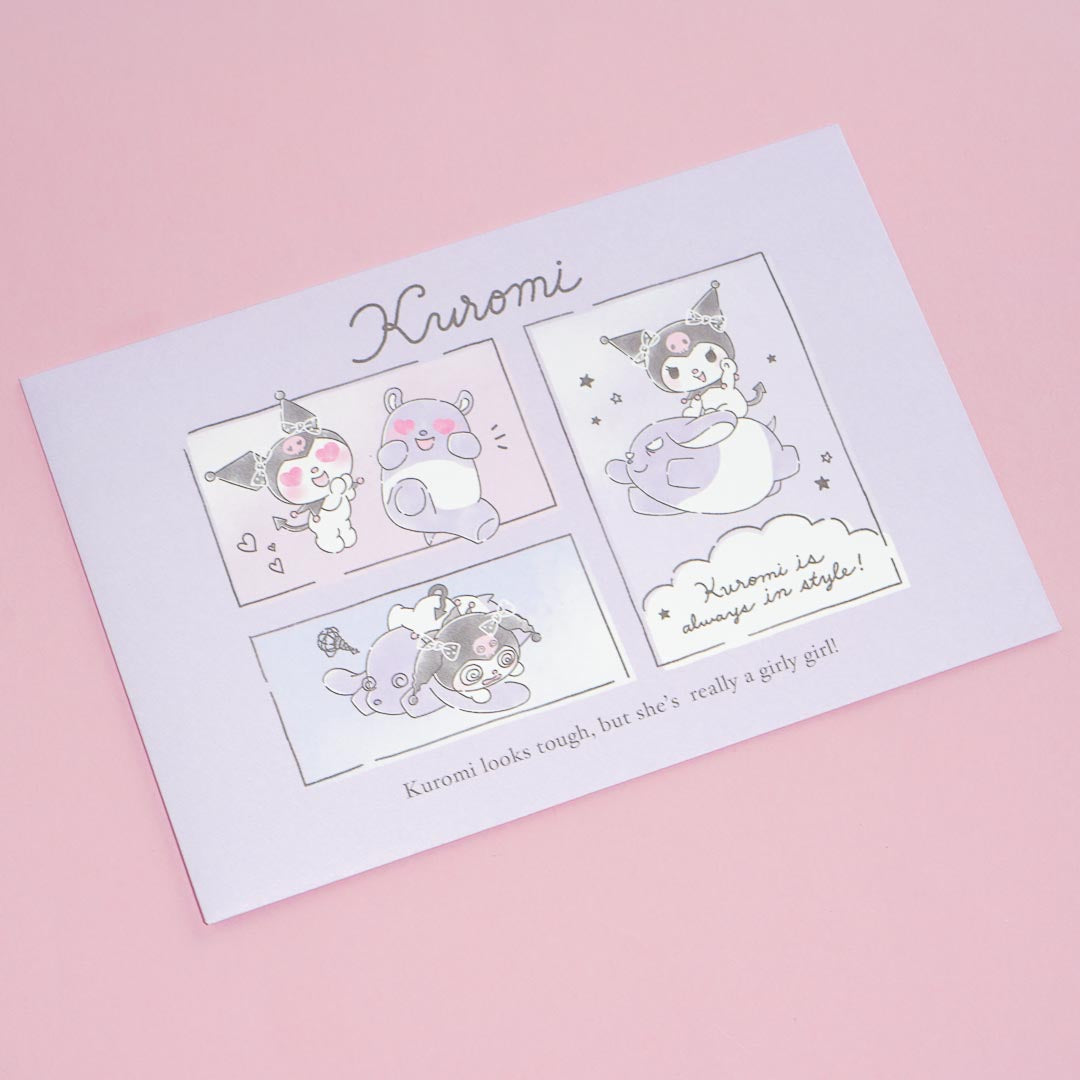Kuromi Snack Time Letter Set