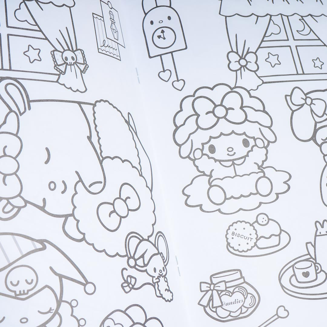 Sanrio Characters Girl Bonding Coloring Book