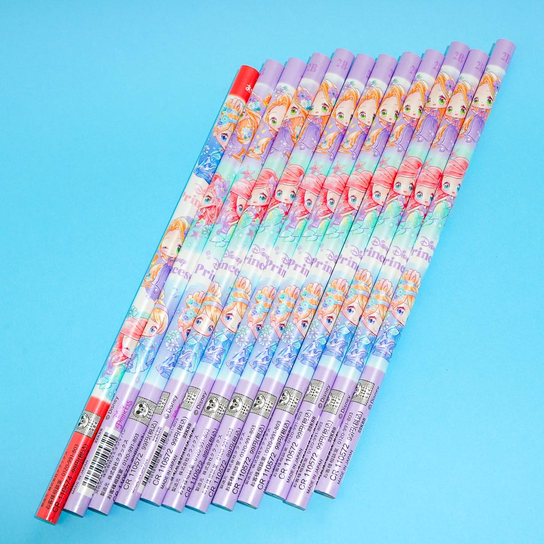 Disney Princess Chibi 2B Pencil Set