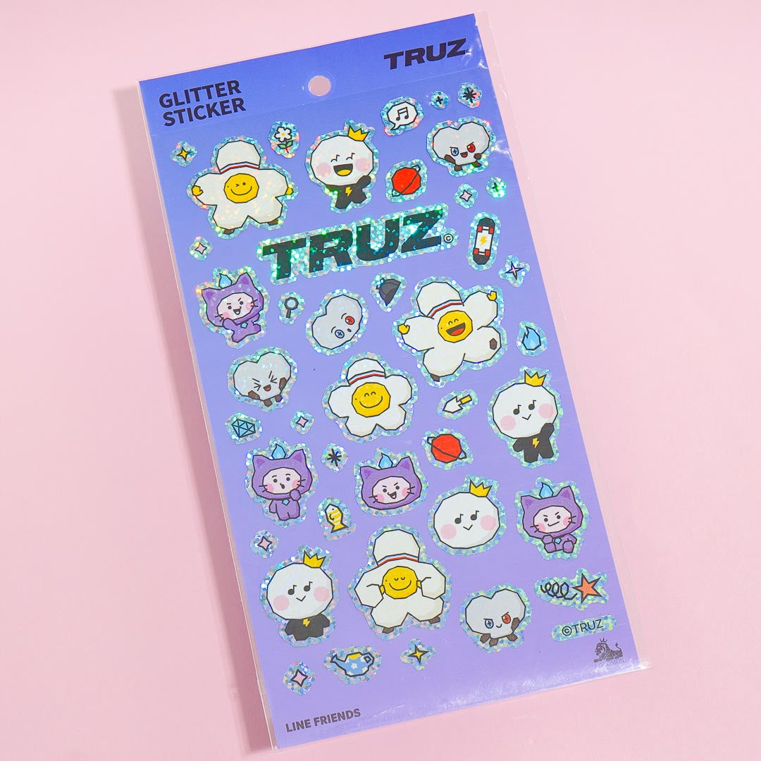 TRUZ Play WIth Friends Glitter Stickers