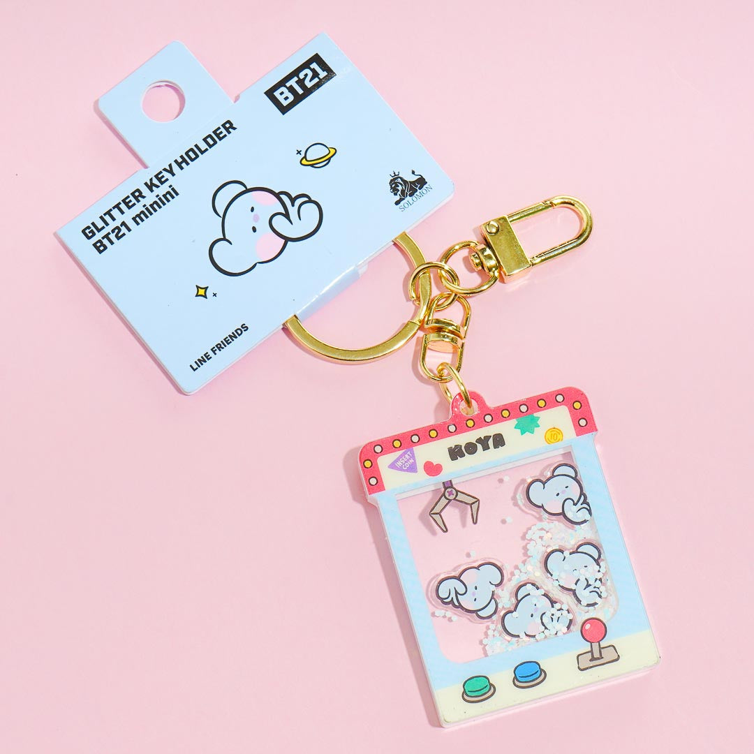 BT21 Minini Crane Game Glittery Key Holder - KOYA