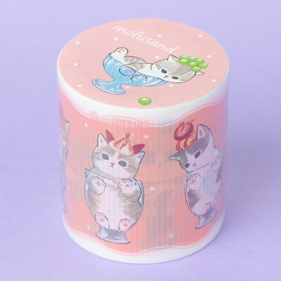 Mofusand Dessert Glass Masking Tape