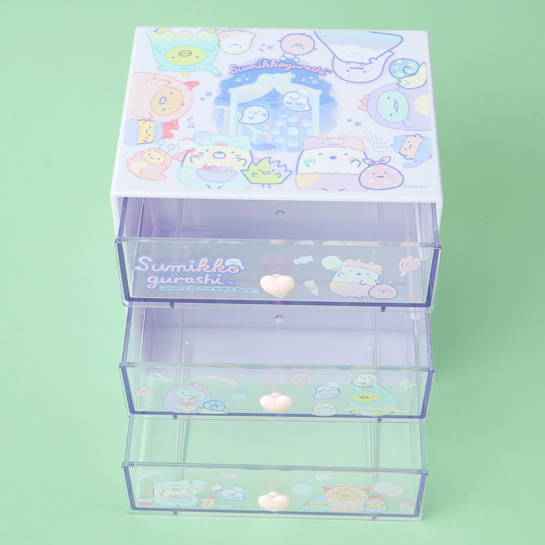 Sumikko Gurashi Night Park 3-Tier Drawer Chest