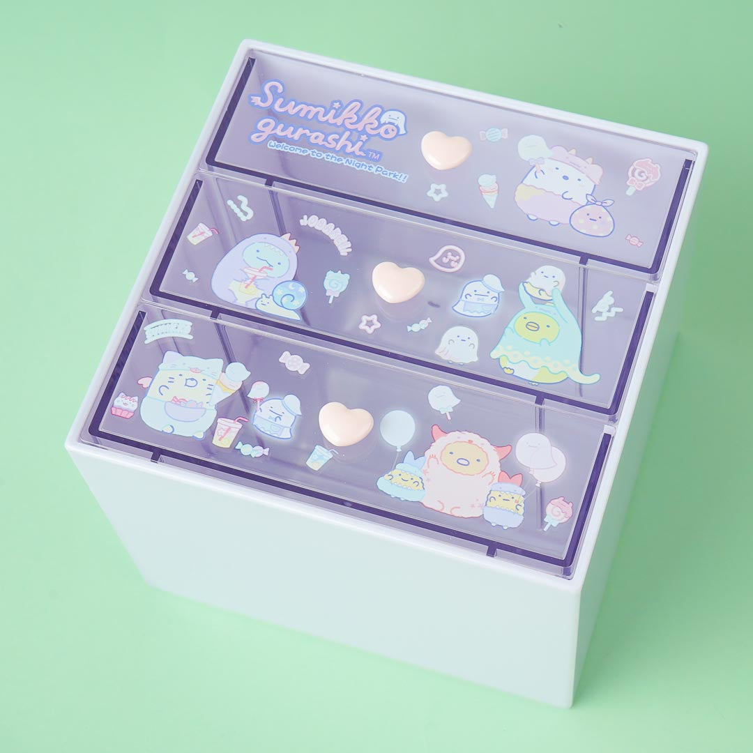 Sumikko Gurashi Night Park 3-Tier Drawer Chest