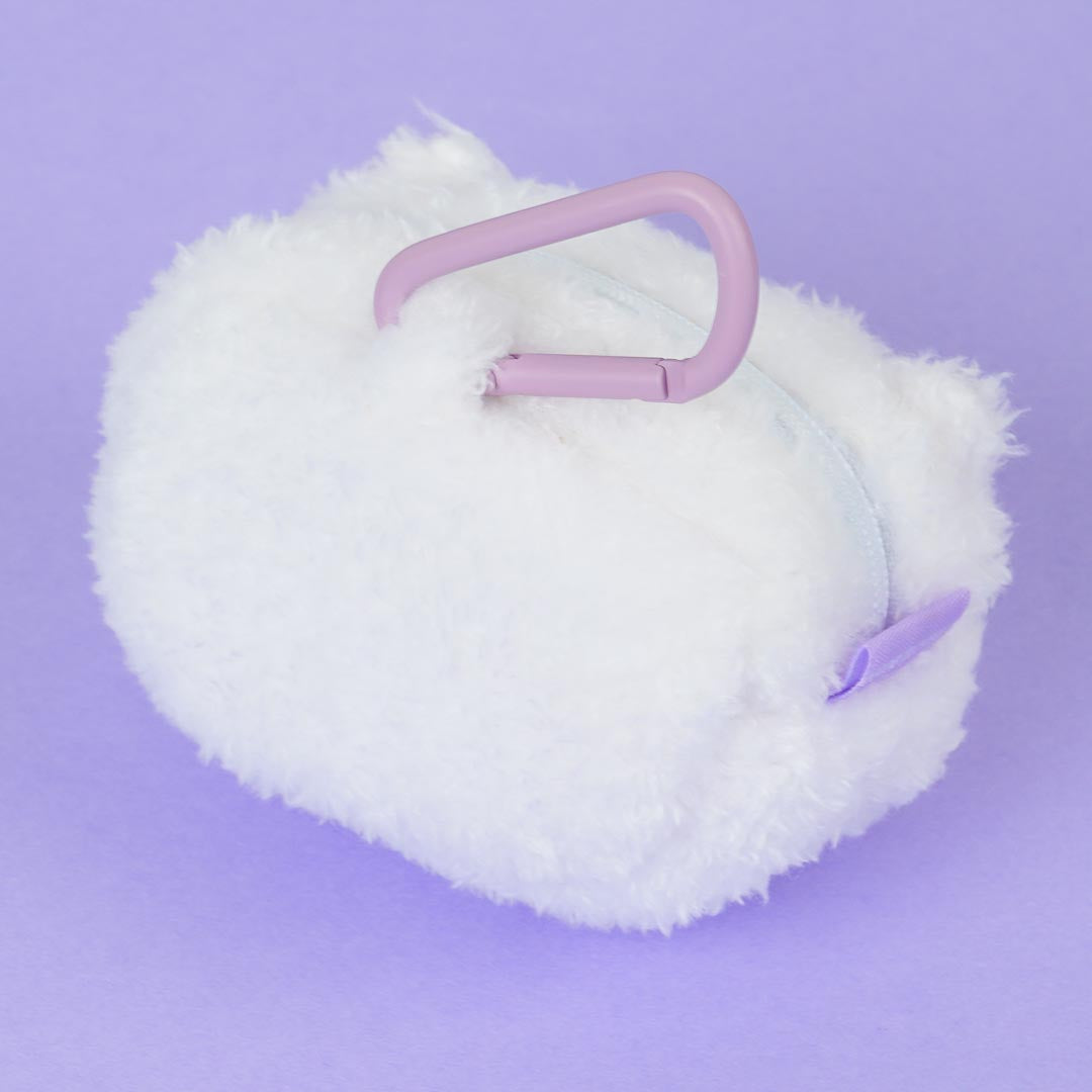 BT21 Fluffy Coin Purse With Carabiner - RJ