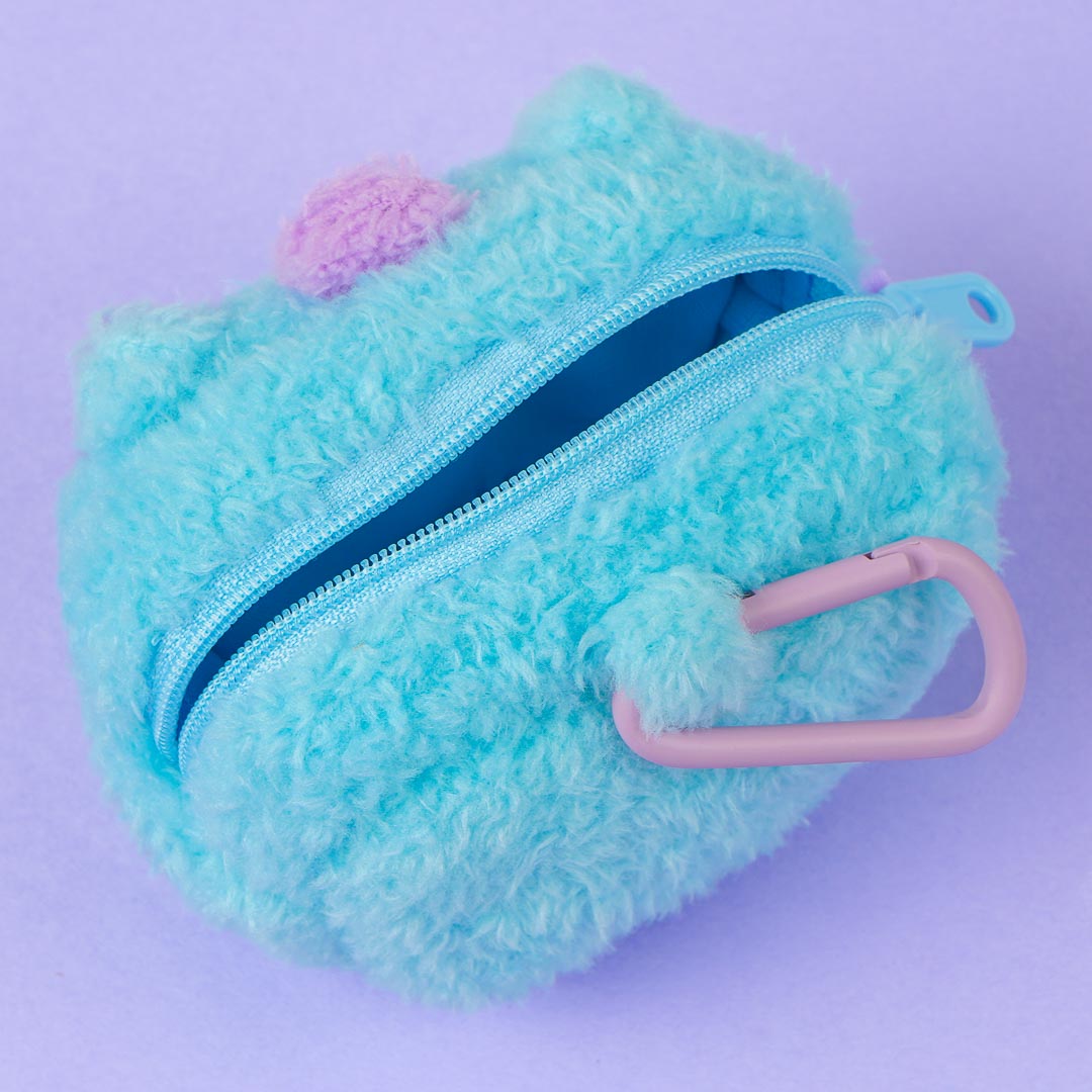 BT21 Fluffy Coin Purse With Carabiner - MANG