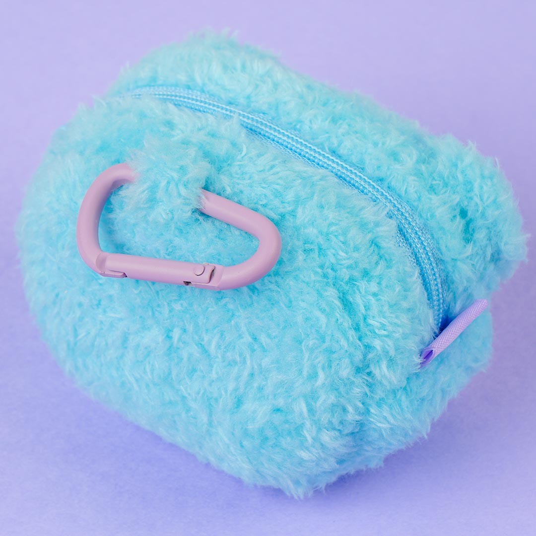 BT21 Fluffy Coin Purse With Carabiner - KOYA
