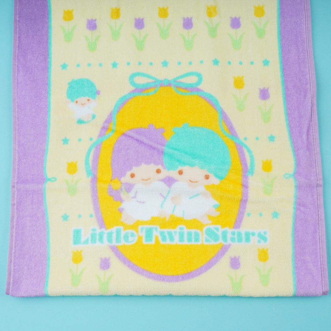 Little Twin Stars Tulips Face Towel